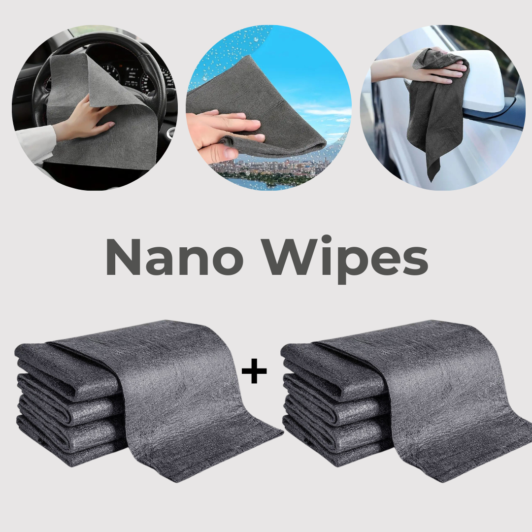 NanoWipes | Mikrofaser-Reinigungstücher (5+5 GRATIS)