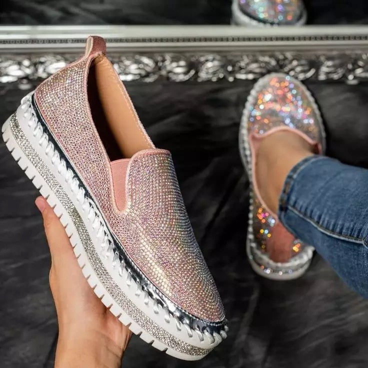 Monclara | Comfy Diamond Loafers