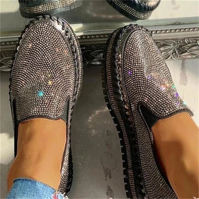Monclara | Comfy Diamond Loafers