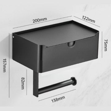 Multifunktionaler Toilettenpapierhalter | für ein stilvolleres und organisierteres Badezimmer