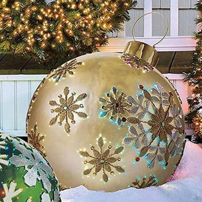 Aufblasbare Weihnachtskugeln | Die niedlichste Dekoration für drinnen und draußen!