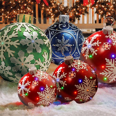 Aufblasbare Weihnachtskugeln | Die niedlichste Dekoration für drinnen und draußen!